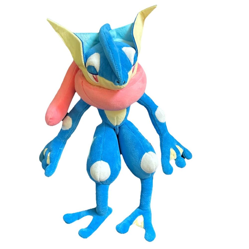 Greninja Pokemon Nintendo 2025 Original Plush Stuffed Toy Doll 12”